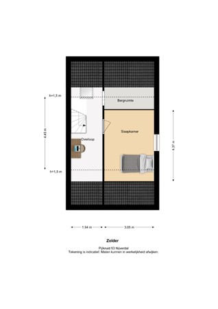 Floorplan - Pijlkruid 53, 7443 LV Nijverdal