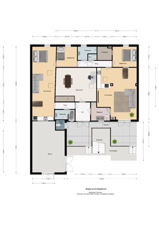 Floorplan - Bonteweg 5, 7441 GM Nijverdal