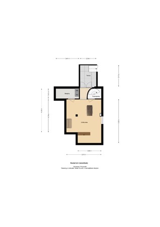 Floorplan - Bonteweg 5, 7441 GM Nijverdal
