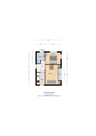 Floorplan - Bonteweg 5, 7441 GM Nijverdal