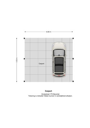 Floorplan - Grotestraat 175, 7441 GR Nijverdal