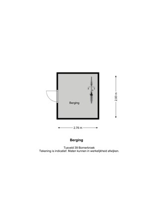Floorplan - Tusveld 39, 7627 NX Bornerbroek