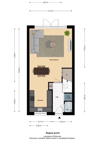 Floorplan - Lupinelaan 29, 7443 NH Nijverdal