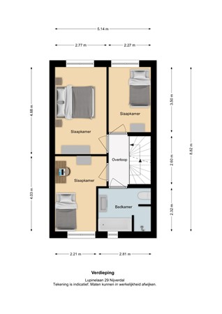 Floorplan - Lupinelaan 29, 7443 NH Nijverdal