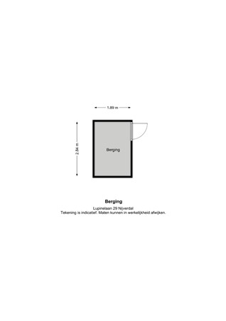 Floorplan - Lupinelaan 29, 7443 NH Nijverdal