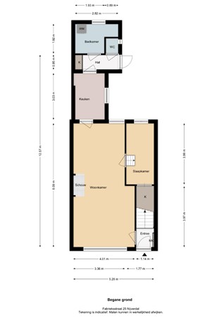 Floorplan - Fabrieksstraat 25, 7442 AG Nijverdal