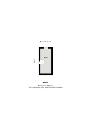 Floorplan - Fabrieksstraat 25, 7442 AG Nijverdal