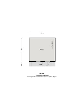 Floorplan - Fabrieksstraat 25, 7442 AG Nijverdal