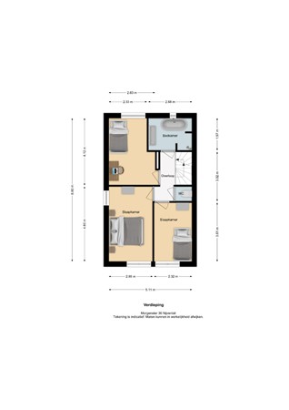 Floorplan - Morgenster 36, 7443 LA Nijverdal