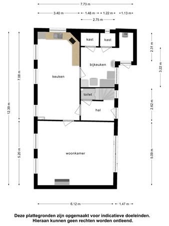 Floorplan - Roverbergsedijk 7, 4586 LA Lamswaarde