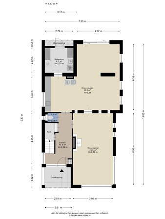 Floorplan - Absdaalseweg, 4561 GE Hulst