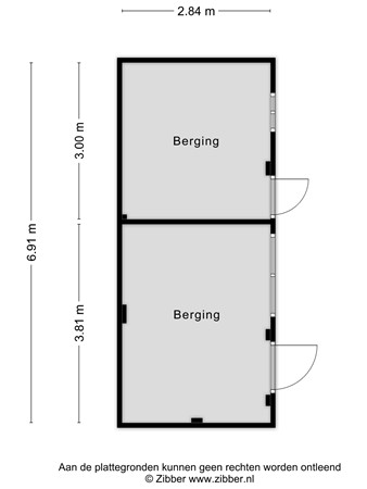Floorplan - 's-Gravenstraat 15, 4567 AA Clinge