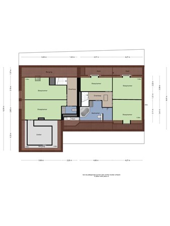 Plattegrond - Beukenlaan 4, 6956 CB Spankeren - 370641_2D_Eerste_verdieping_Beukenlaan_4_Spankeren_05.jpg