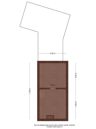 Plattegrond - Kruisbrinkseweg 14, 7227 DA Toldijk - 439710_2D_Zolder_Kruisbrinkseweg_14_Toldijk_04.jpg