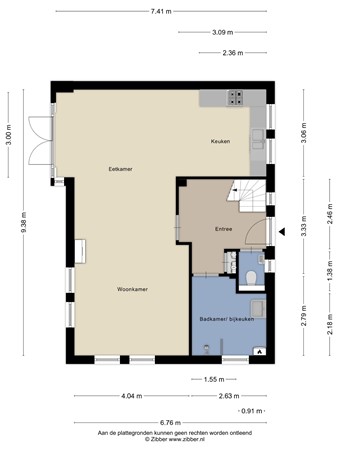 Plattegrond - 'T Höfke 5, 7225 NK Olburgen - 174345430_1562884_t_h_begane_grond_2first_design_20250708_f6669f.jpg