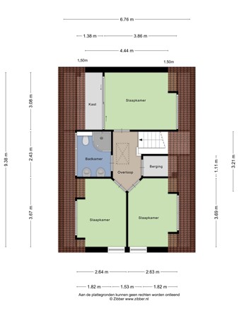 Plattegrond - 'T Höfke 5, 7225 NK Olburgen - 174345430_1562884_t_h_eerste_verdiepi_first_design_20250708_4b65b4.jpg