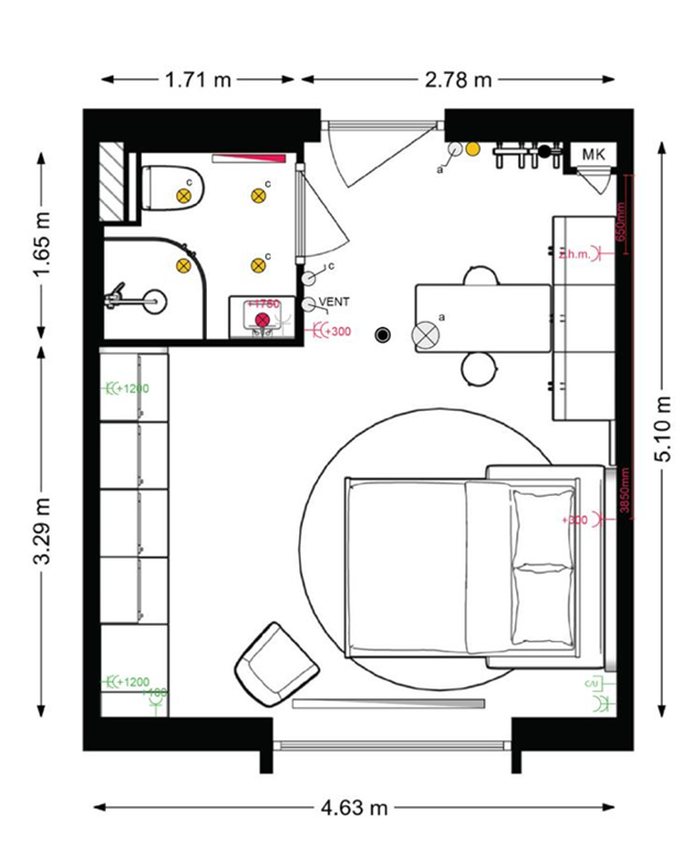mediumsize floorplan