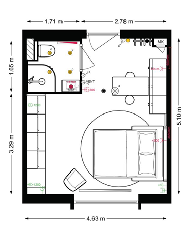 Mauritsstraat 251B, 3012 CH Rotterdam - Plattegrond.png