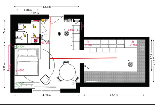 Mauritsstraat 251F, 3012 CH Rotterdam - Plattegrond 251F.png