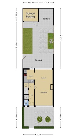 Engelwortelstraat 1, 6833 GW Arnhem - 174368608_engelwortelstra_perceelindeling_begane_grond_20250627_be14c8.jpg