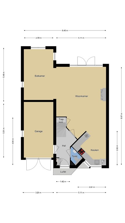 mediumsize floorplan