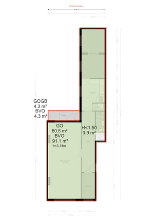Hazelaarstraat 93, 2563 VK Den Haag - Hazelaarstraat 93 - Den Haag - NEN plattegrond.jpg