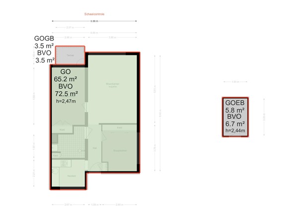 Edamstraat 167, 2547 VP Den Haag - Edamstraat 167 - Den Haag - NEN plattegrond - 2D.jpg