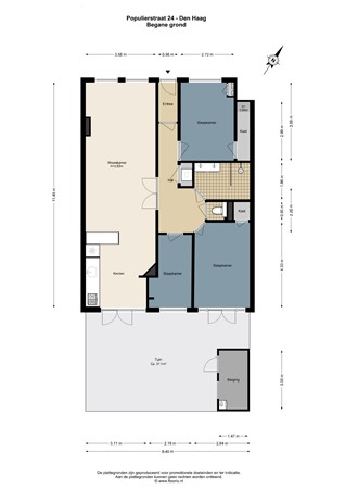 Populierstraat 24, 2565 ML Den Haag - Populierstraat 24 - Den Haag - Begane_grond - 2D.jpg