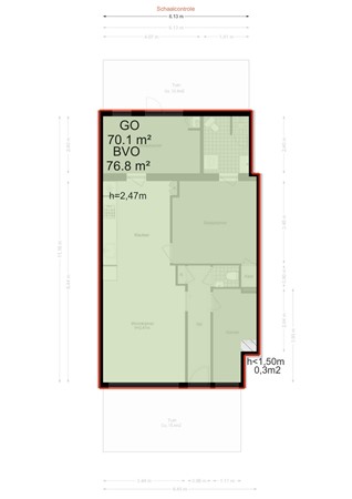 Withuysstraat 159, 2523 GV Den Haag - Withuysstraat 159 - Den Haag - NEN plattegrond - 2D.jpg
