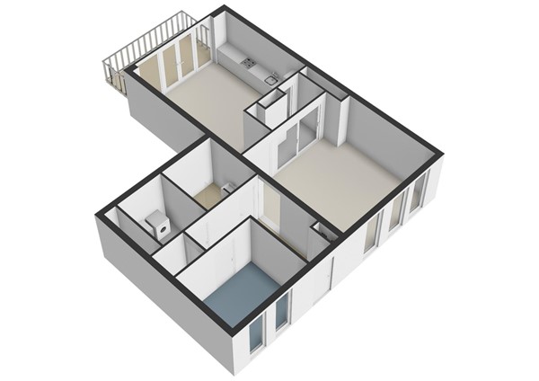 Hellingweg 258, 2583 DX Den Haag - Hellingweg 258 - Den Haag - Appartement - 3D _2.jpg