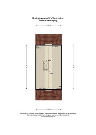 Koninginnelaan 32, 3781 GL Voorthuizen - Plattegrond zolderberging 2.jpg