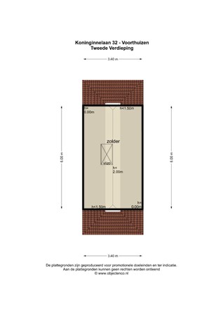 Koninginnelaan 32, 3781 GL Voorthuizen - Plattegrond zolderberging 2.jpg