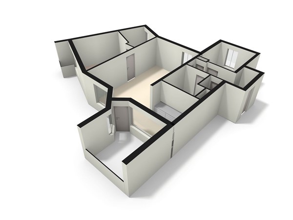 Floorplan - Leerdamhof 88, 1108 BH Amsterdam
