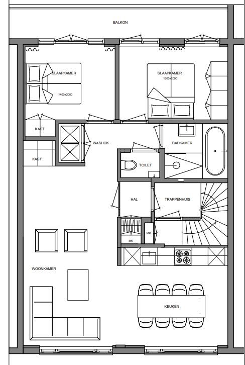 mediumsize floorplan