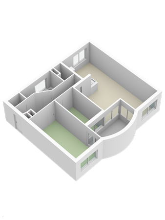 Floorplan - Hobbesteeg 40, 1941 CB Beverwijk