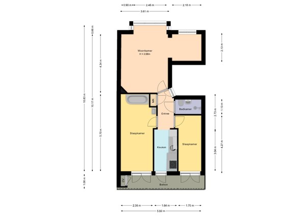 Sanderijnstraat 52-2, 1055 BW Amsterdam - 