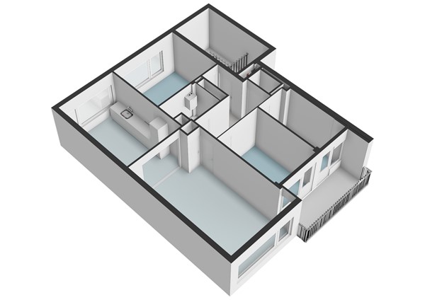 Zuid-Hollandstraat 104-3, 1082 EM Amsterdam - Zuid Hollandstraat 104-3 - Amsterdam - 3e_verdieping - 3D  _2.jpg