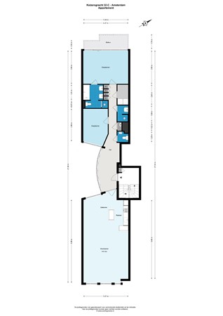 Keizersgracht 32C, 1015 CR Amsterdam - Keizersgracht 32-C - Amsterdam - Appartement - 2D.jpg