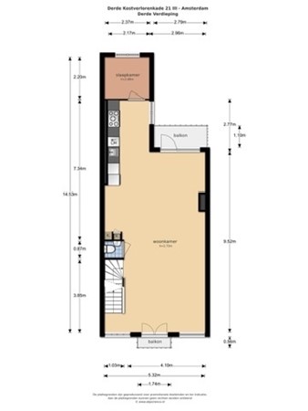 Medium property photo - Derde Kostverlorenkade 21-3, 1054 TP Amsterdam