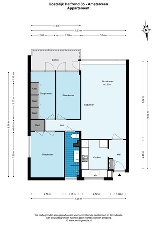 Oostelijk Halfrond 85, 1183 EN Amstelveen - Oostelijk Halfrond 85 - Amstelveen - Appartement - 2D.jpg