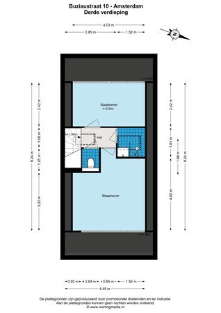 Buziaustraat 10, 1068 KN Amsterdam - Buziaustraat 10 - Amsterdam - 3e_verdieping - 2D.jpg