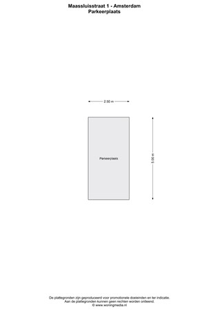 Maassluisstraat 1, 1062 GA Amsterdam - Maassluisstraat 1 - Amsterdam - Parkeerplaats - 2D.jpg