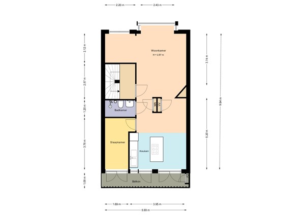 Sanderijnstraat 54-3, 1055 BW Amsterdam - 