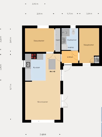 Rivierendal 165, 4051 SZ Ochten - plattegrond.png
