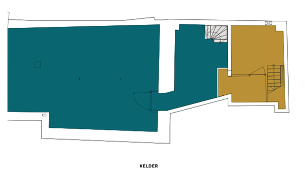 Oudegracht 119, 3511 AH Utrecht - Oudegracht 119 Utrecht - plattegrond -1