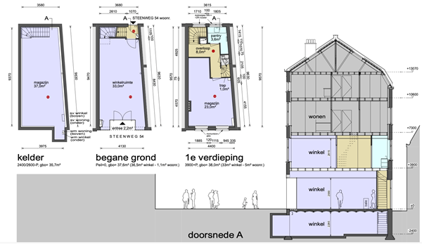 Steenweg 54, 3511 JS Utrecht - Plattegrond Steenweg 54 Utrecht.png