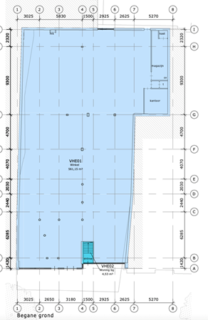 Hessenweg 133A, 3731 JG De Bilt - Plattegrond Hessenweg 133A winkelruimte.png