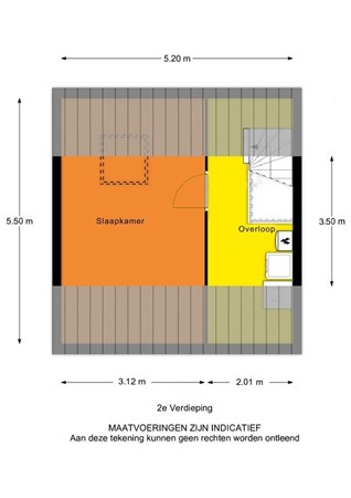 Mina Krüseman-erf 109, 3315 GD Dordrecht - plattegrond 2e verdieping.jpg