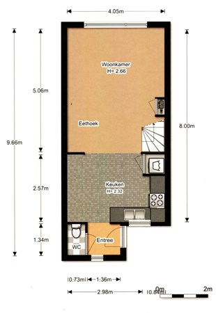 Ringdijk 80, 2982 XH Ridderkerk - Ringdijk 80 plattegrond begane grond.jpg