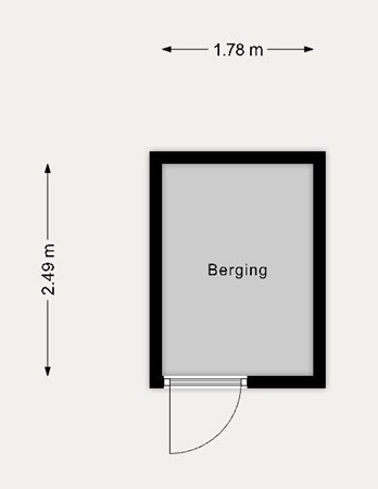 Kraanbaan 80, 2951 JG Alblasserdam - Plattegrond berging.JPG